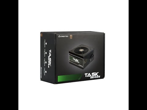 CHIEFTEC Task 600W sertifikuotas 80Plus Bronze ATX 12V 2.3 Active CFP 0.9 65cm kabelio ilgis video