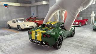 Handmade Diorama Parking Lot with die cast models cars- Lotus and Friends