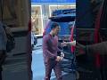 Tyler James Williams is street cool in red leather pants #tylerjameswilliams #mensstyle #gma