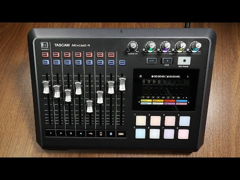 Обзор микшерного пульта Tascam Mixcast 4