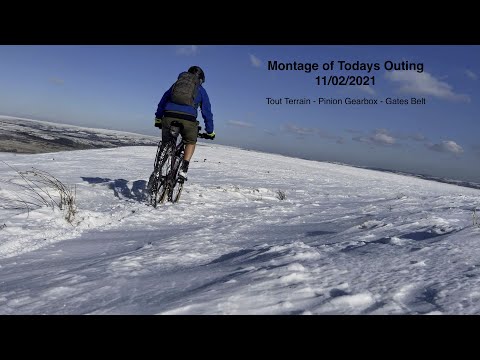 Snow Ride Calderdale Sowerby Montage on a Tout Terrain Outback 29er with Pinion Gearbox Gates Belt