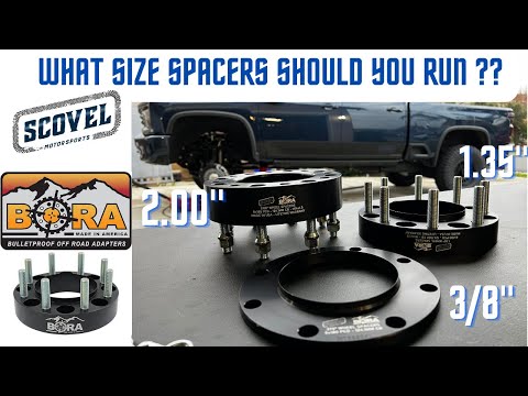 What is the best BORA spacer to run on my 2011 - 2025+ GMC Chevy 2500/3500HD Truck! Let's dive in!