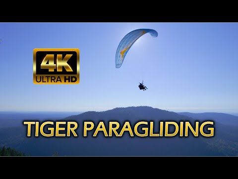 Paragliding at Tiger Mountain [4K] Summer 2022
