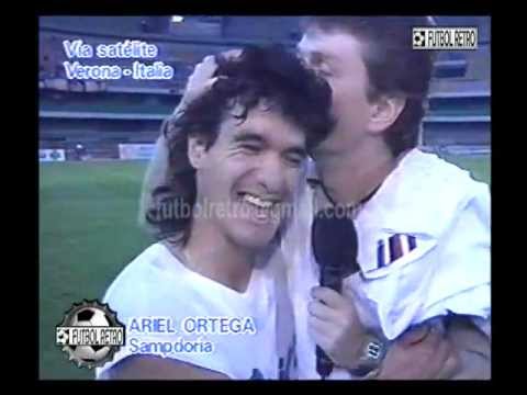 Ariel Ortega en VideoMatch 1998 Verona vs Sampdoria FUTBOL RETRO
