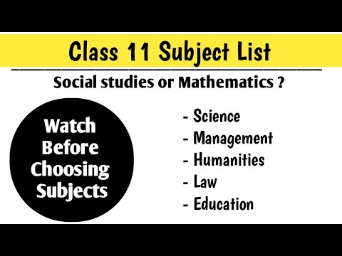 Class 11 Subjects List - Social or Maths ? NEB Class 11 Curriculum