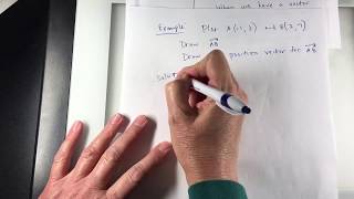 Drawing Vectors in the xy-Plane and Position Vectors