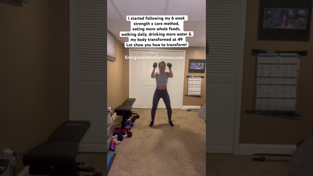 The 6 week workout plan TRANSFORMED my body at 49. 🔗profile