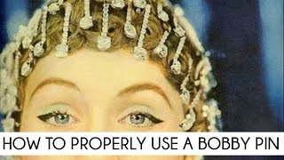 How to Properly Use a Bobby Pin