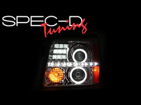 SPECDTUNING DEMO VIDEO: 2002-2006 CADILLAC ESCALADE PROJECTOR HEADLIGHTS