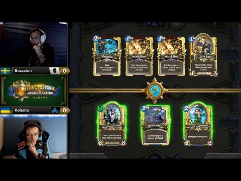 Bozzzton vs Kolento | Hearthstone Grandmasters Europe Week 1 Day 1 | GAME 1