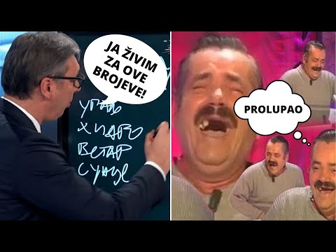 Vučić - Ja živim za ove brojeve! xD