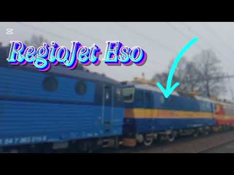 RegioJet Eso a retro Plecháč