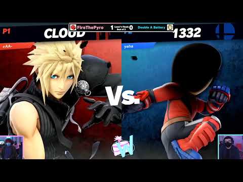 Double A Battery (Cloud) vs FireThePyro (Mii Brawler) Loser's Finals WnC HTC #18