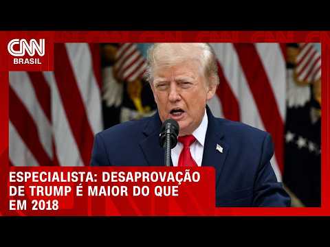 Desaprovação de Trump é maior do que em 2018; custo de vida pesa mais, diz analista | AMÉRICA DECIDE