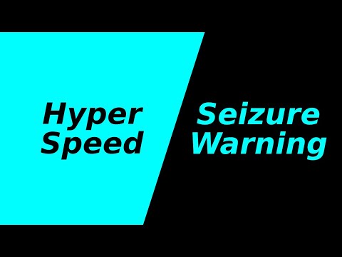 Hyper Speed Flashing Color Changing - Black Light Blue Screen [10 Minutes SEIZURE WARNING]