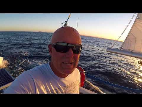 sailing TALISMAN Ep 6.   Solo Ballina to Gladestone in Farr 7500 trailer sailer