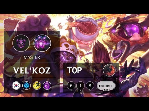 Vel'Koz Top vs Aatrox - KR Master Patch 9.22