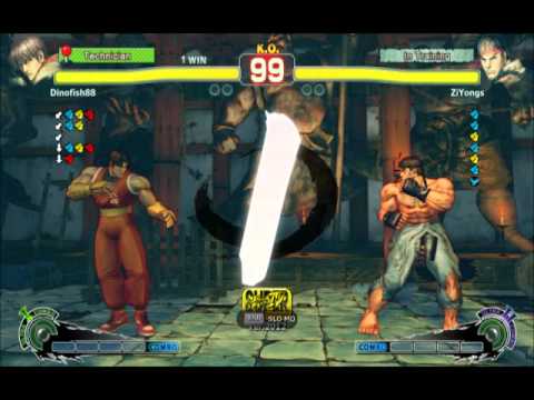 Dinofish88(Guy) vs Ziyongs(Ryu) Endless 4-5-2012