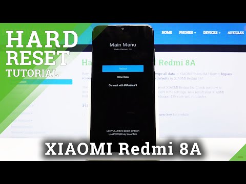 How to Hard Reset XIAOMI Redmi 8A - Factory Reset with Recovery Mode