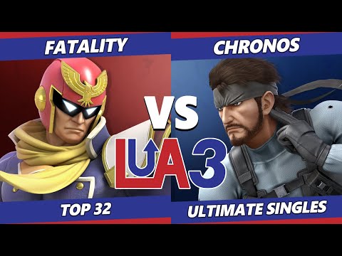 LEVELUP Arena 3 Top 32 - Chronos (Snake) Vs. Fatality (Captain Falcon) SSBU Ultimate Tournament