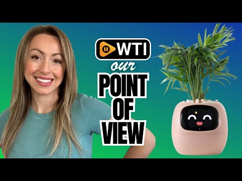 Smart pet Planter Robot Guidance on Plant Care with Emojis - WTI product video review