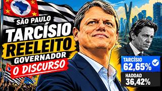 Tarcisio de Freitas reeleito governador de São Paulo | Eleições 2026 Resultado