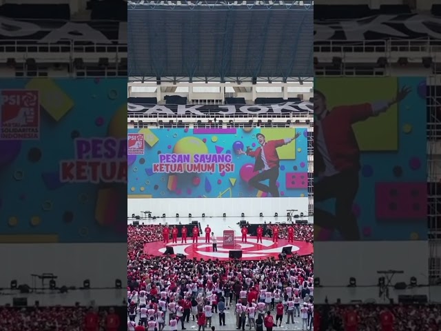 Kaesang Pada HUT PSI Ke 9 di Stadion Jatidiri Semarang