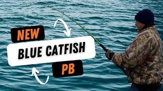 Dad's new PB Blue Catfish!