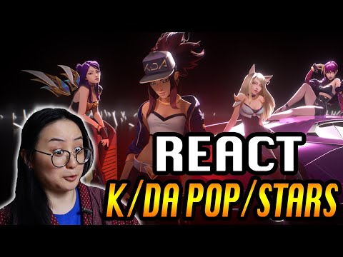 My REACTION to K/DA "POP/STARS" Music Video | League of Legends | REACT