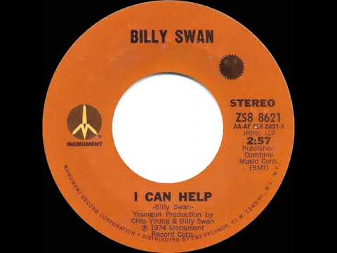 1974 HITS ARCHIVE: I Can Help - Billy Swan (a #1 record--stereo 45 single version)
