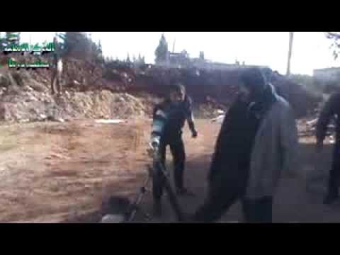 استهداف الرتل المتوجه الى حاجز قصاد بقذائف الهاون من قبل كتائب الجهاد في مدينة درعا