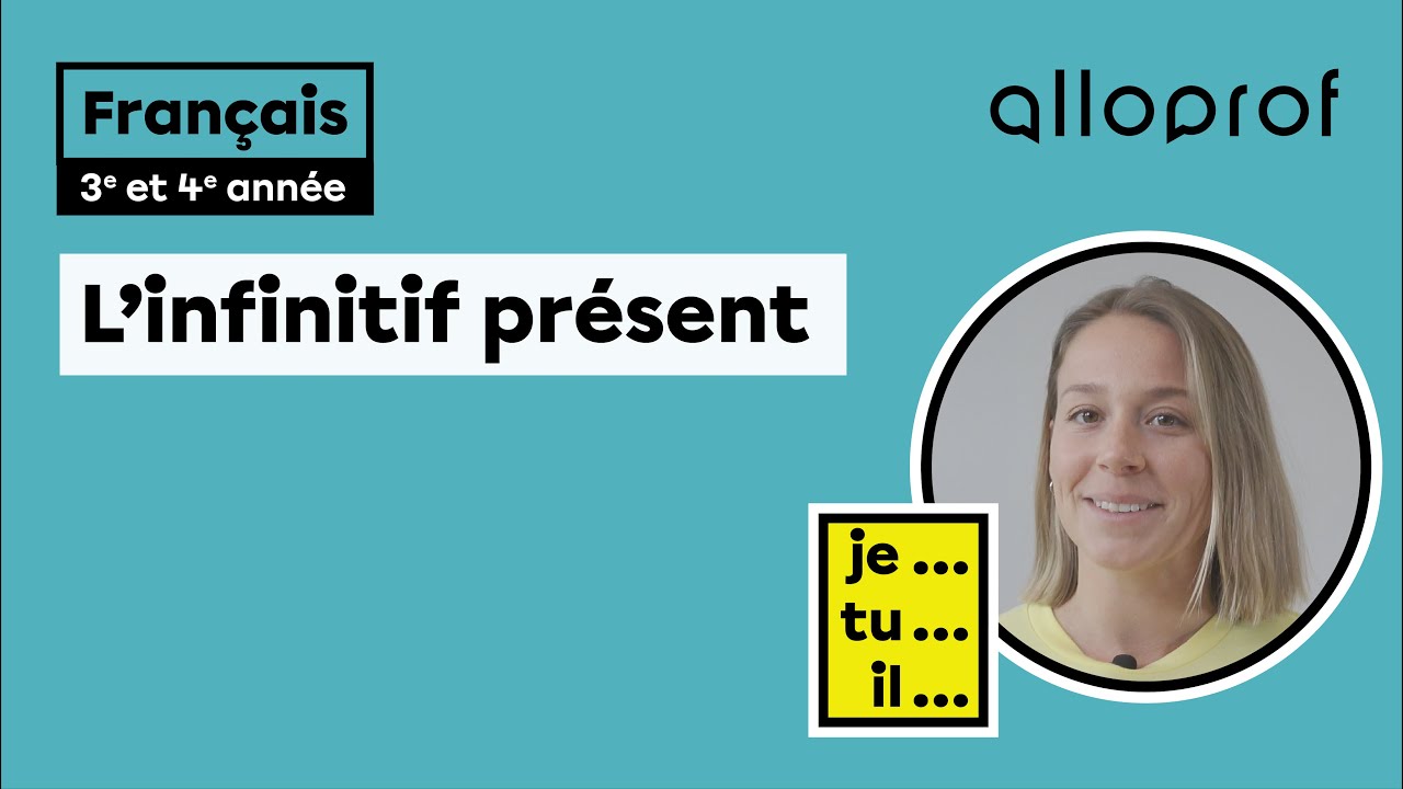 L'infinitif présent | Primaire