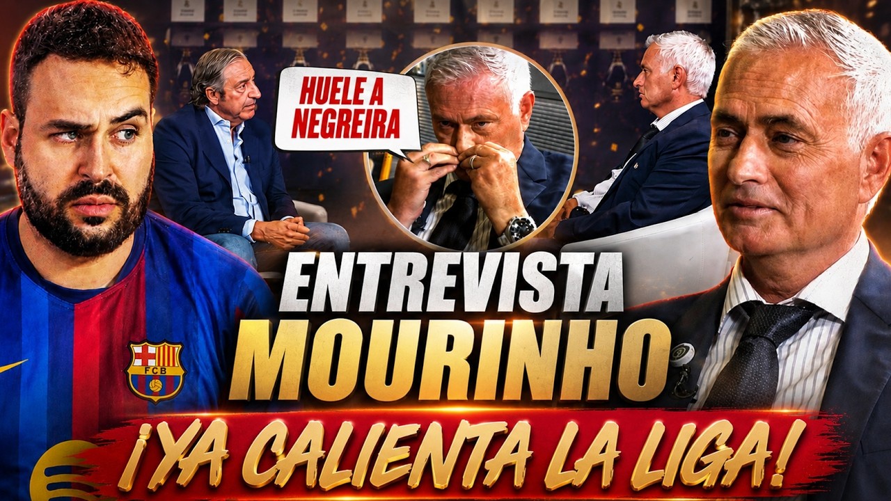 🔥¡MOURINHO CALIENTA LA LIGA ! HABLA de NEGREIRA, RODRI, ÁRBITROS... ¡ENTREVISTA COMPLETA! Mi OPINIÓN