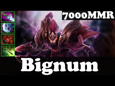 Dota 2 - Bignum 7100 MMR Plays Spectre vol 4 - Ranked Match Gameplay
