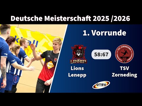 Deutsche Meisterschaft 2026 –Lions Lennep vs. TSV Zorneding – 1st matchday