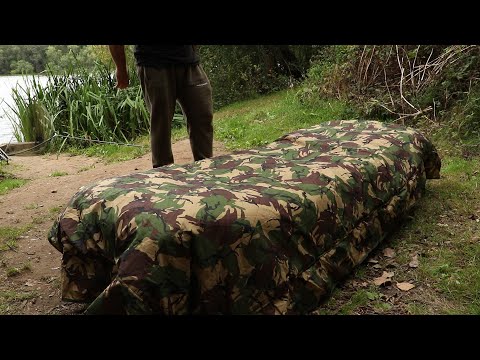 Carp Fishing Compact DPM Thermal Bedchair Cover