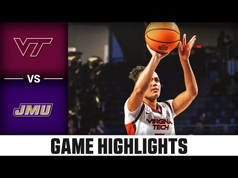 Virginia Tech vs. James Madison Game Highlights | 2025-26 ACC Women's Basketball