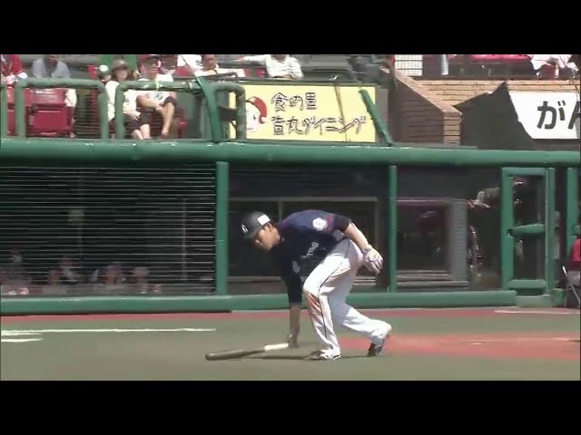 【1回表】詰まりながらもライト前へ!! ライオンズ・メヒア 先制タイムリー!! 2015/5/3 E-L