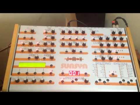 Jomox Sunsyn - RCO (Ramp Controlled Oscillator) Demo