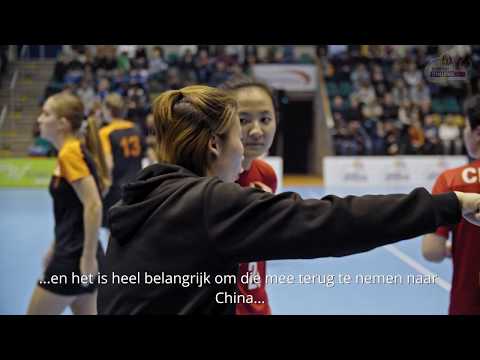 China op de Korfbal Challenge 2019