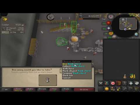 Ironman/UIM Blast Furnace Gold 313k Smithing/hr (~5500 Banked Bars/hr)