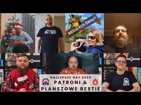 Planszowe Bestie #636 - Najlepsze gry 2025 wg Patronów oraz Planszowych Bestii - 23.12.2025