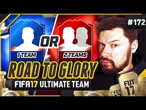 1 TEAM v 2 TEAMS! - #FIFA17 Road to Glory! #172 ultimate team
