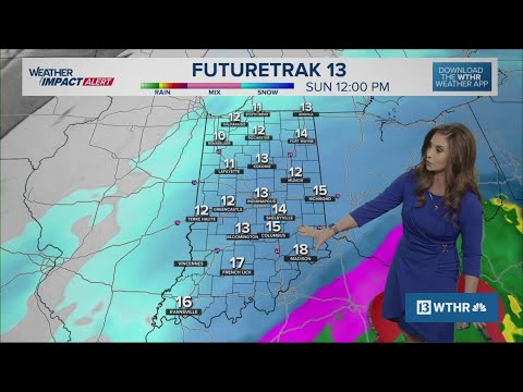Lindsey Monroe shares early Sunday morning update on heavy snow, bitter cold temps from winter storm