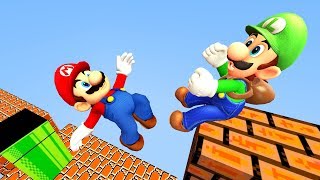 Super Mario: Ragdolls Jumps &amp; Falls [GMOD] - Episode 29