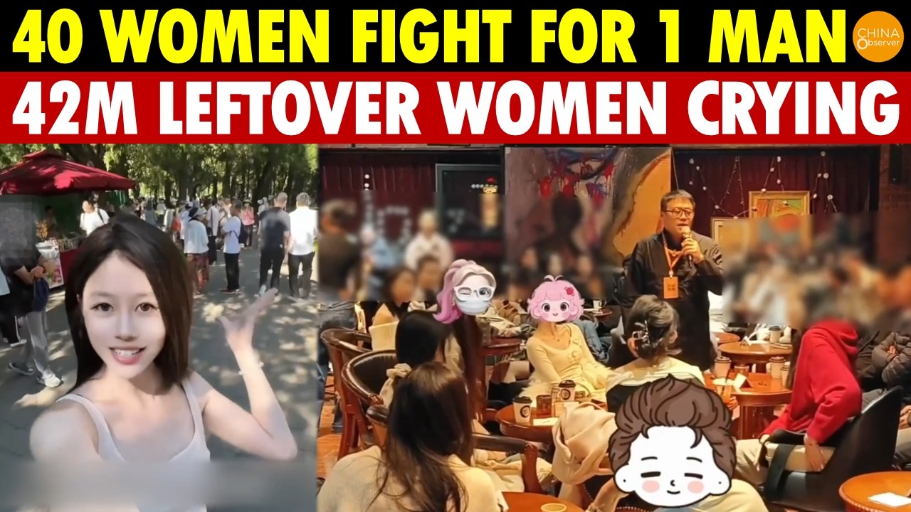 1 Man For 40 Women: 42 Million Leftover Women Desperate To Marry As Men Lie Flat