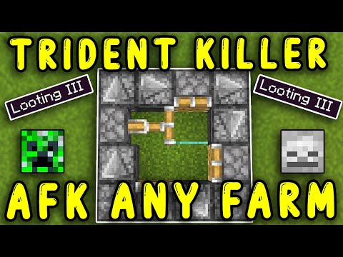 IL TRIDENTE KILLER PIÙ FACILE in Minecraft Bedrock 1.21!
