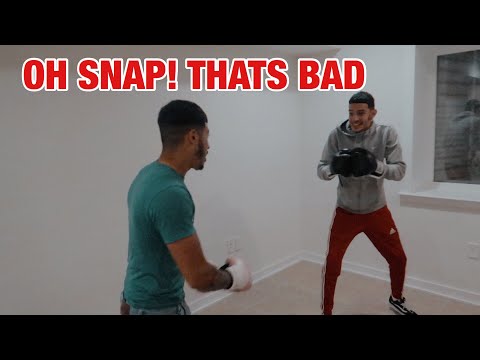 BOXING WITH BRAAP GONE WRONG !!