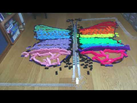 Pastel vs Vibrant Screenlink FALLDOWN - 12,000 dominoes!