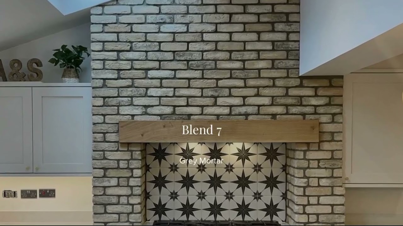 Blend 7 - London Weathered Brick Slips from The Brick Tile Company Reclaimed Collection
